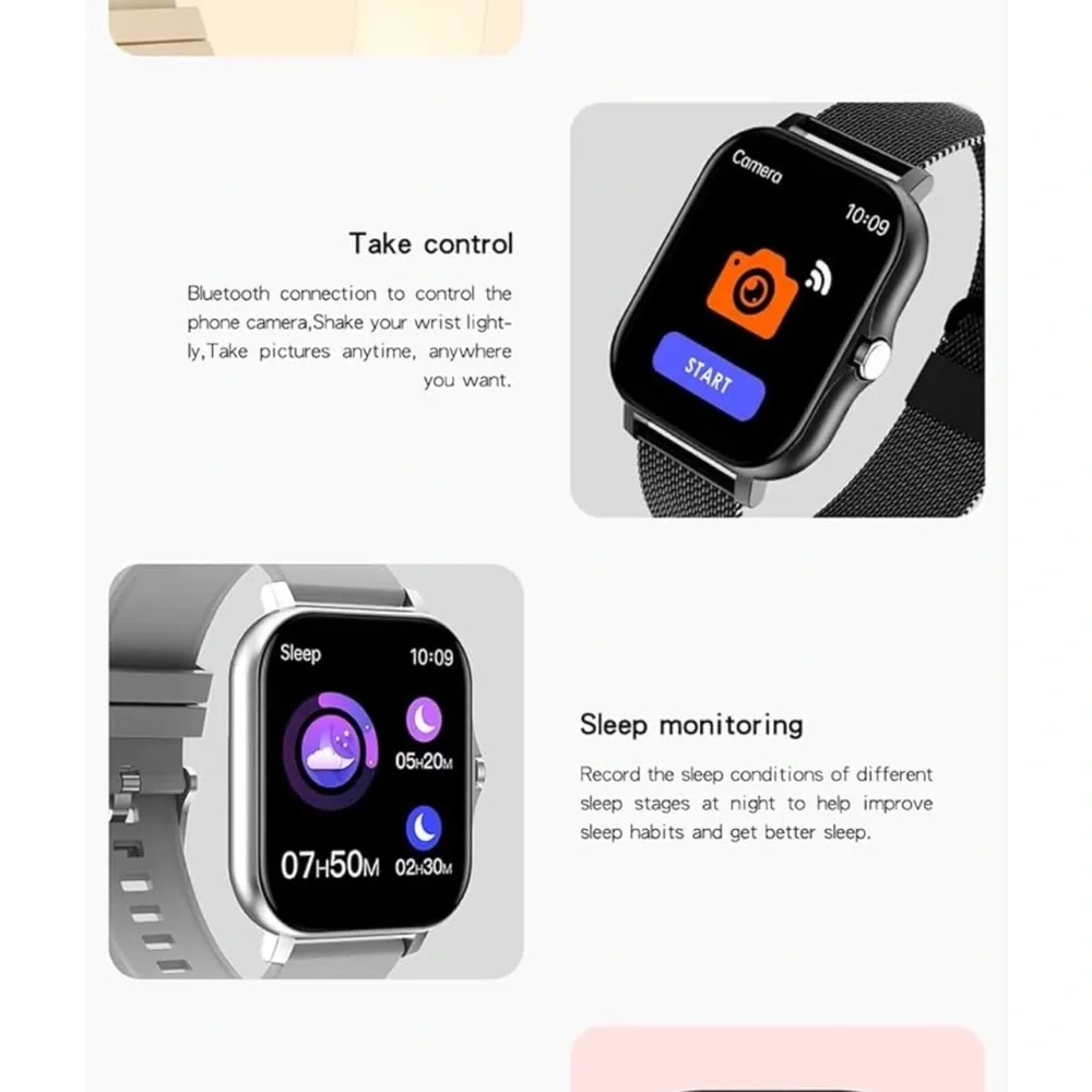 Smartwatch with Gray Strap | NEW IN BOX - Picture 7 of 9
